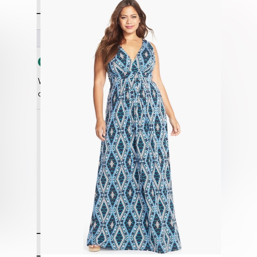 Tart Chloe Empire Waist Maxi Dress -Like New-Ikat Diamonds